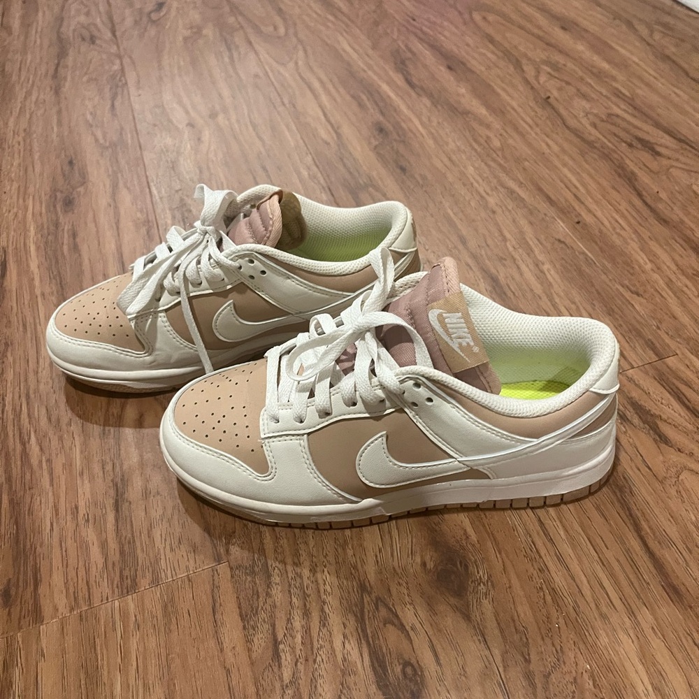 Nike Tan and Cream Sneakers